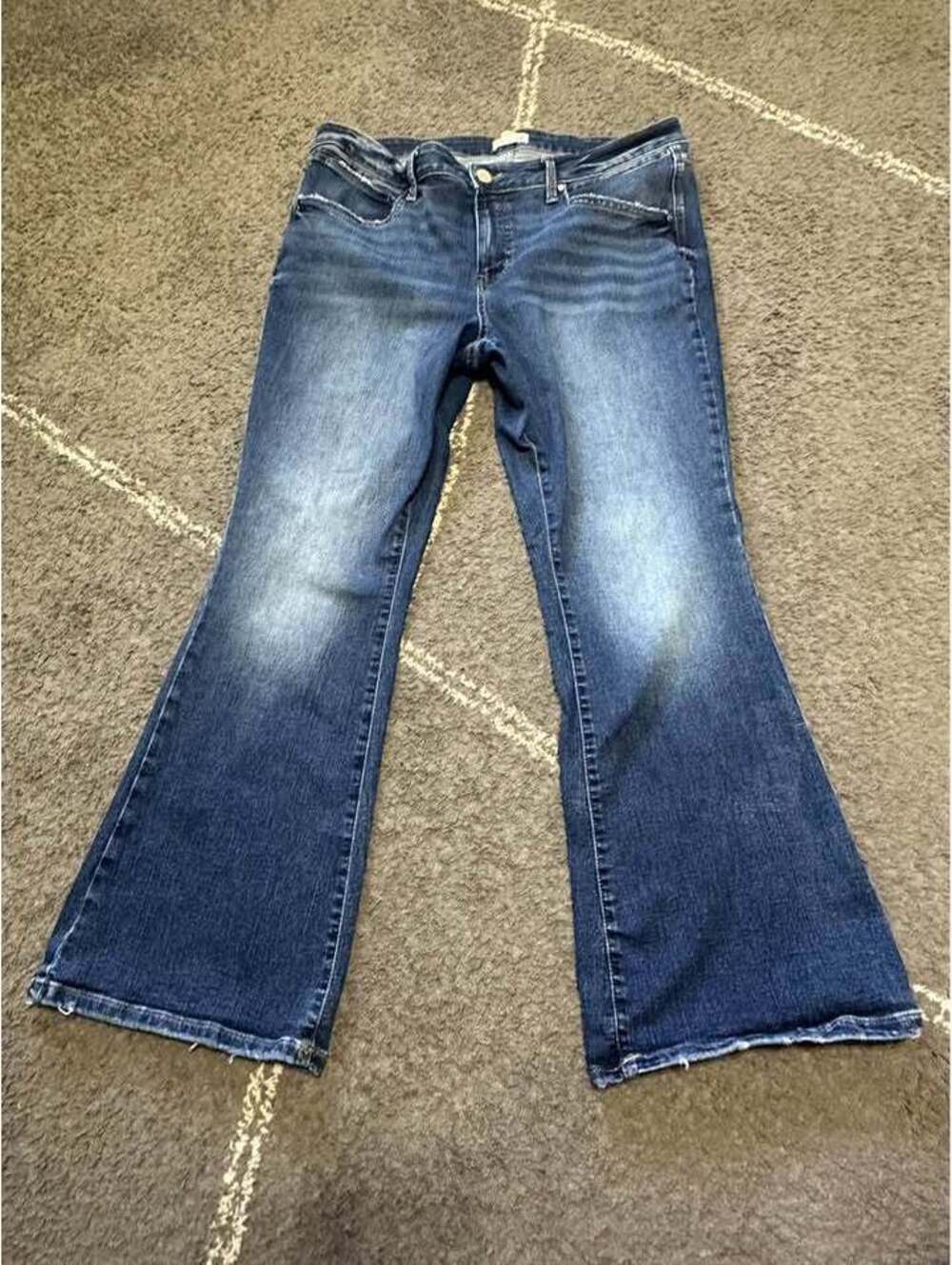 Maurices Everflex Women's Flare Jeans Size 18W Mid Rise Regular